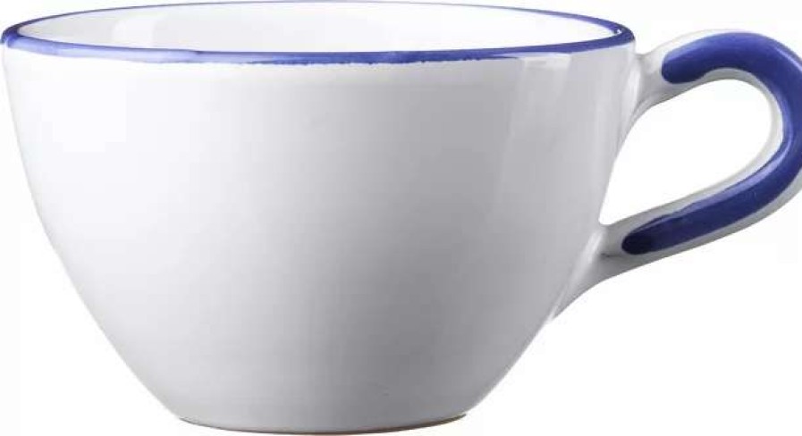 Cups * | Bistro Blue Porcelain Mug Jore Copenhagen