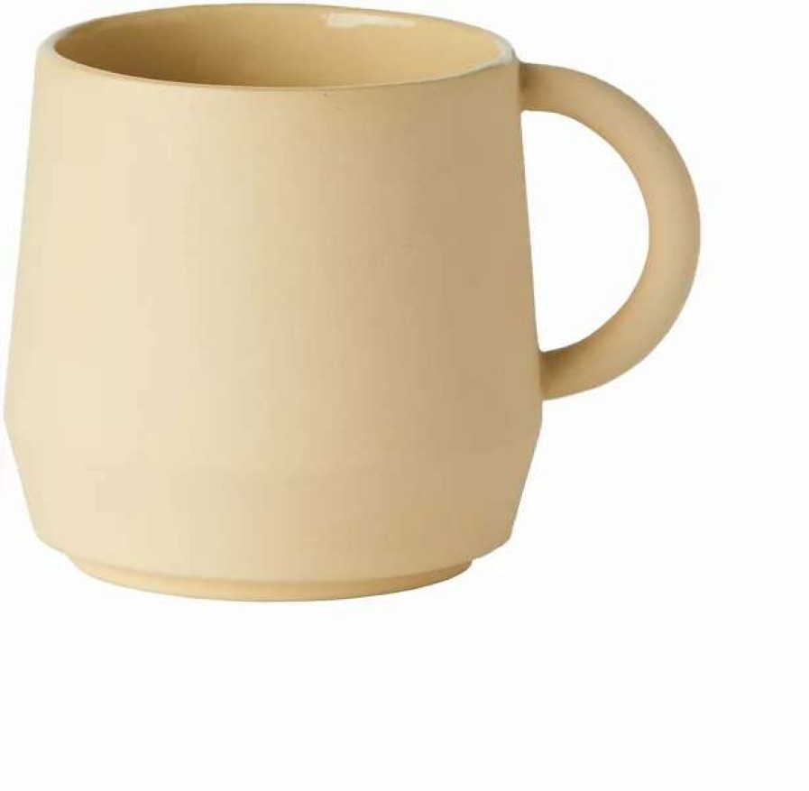 Cups * | Unison Yellow Ceramic Mug Schneid Studio