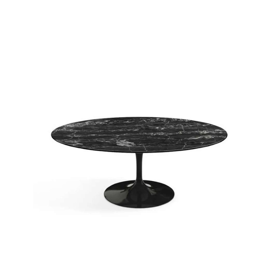 Coffee &Amp; Side Tables * | Minima. Knoll Saarinen Tulip Oval Coffee Table 107X70Cm