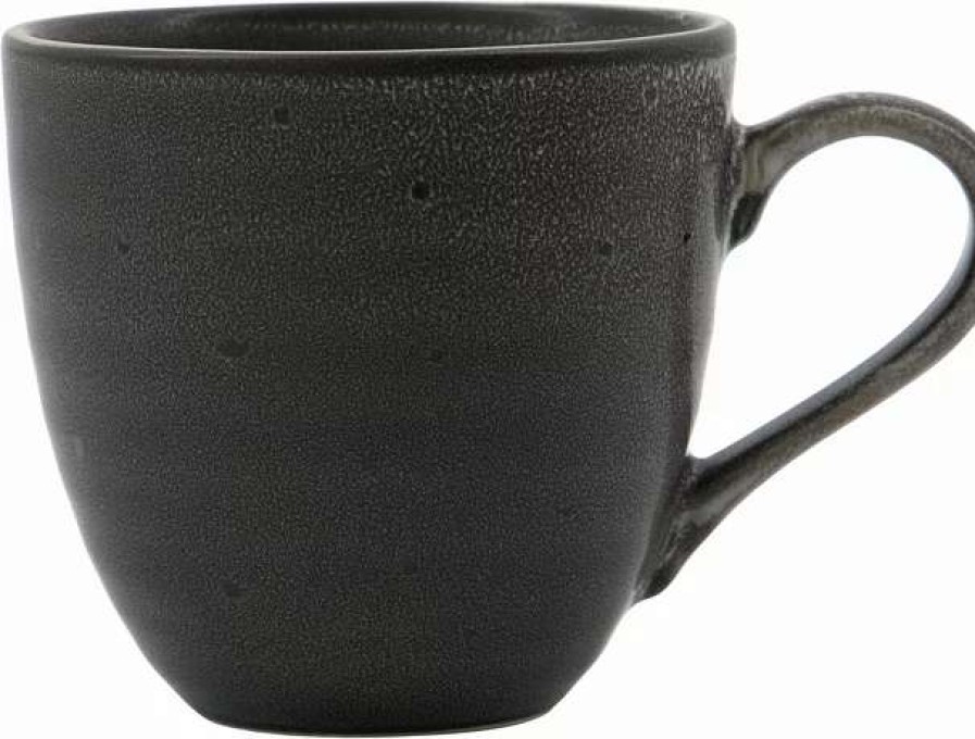 Cups * | Rustic Ceramic Mug Dark Grey House Doctor