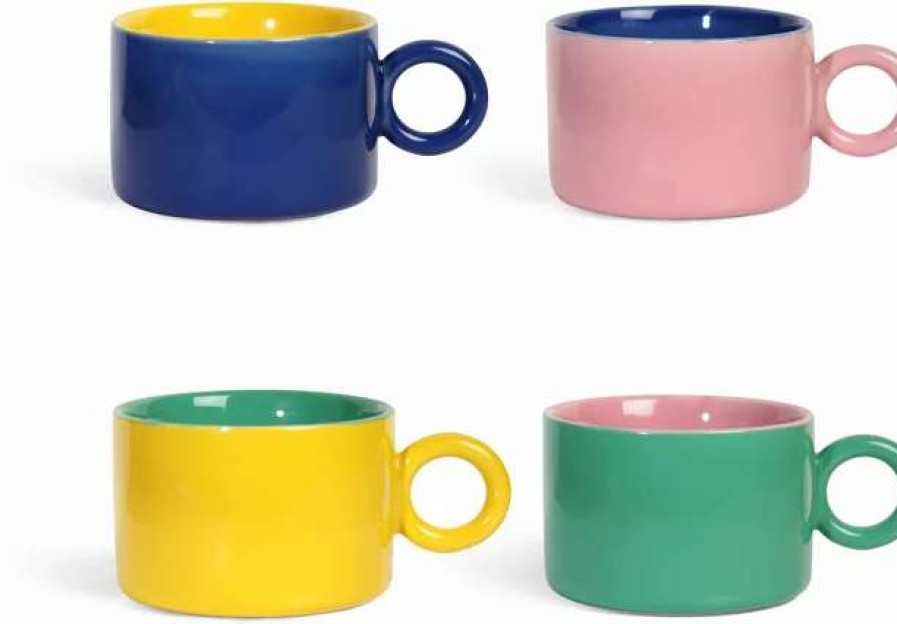 Cups * | & Klevering 4 Colorful Chiquito Mugs &Klevering