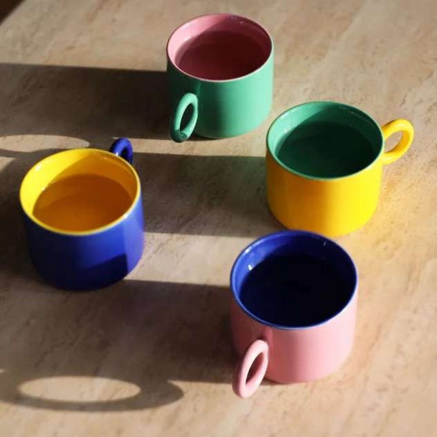 Cups * | & Klevering 4 Colorful Chiquito Mugs &Klevering