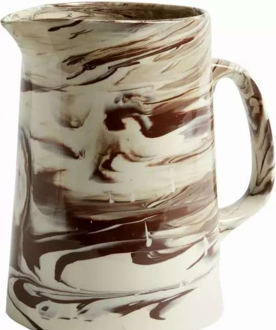 Jugs * | Brown Marbled Jug Hay