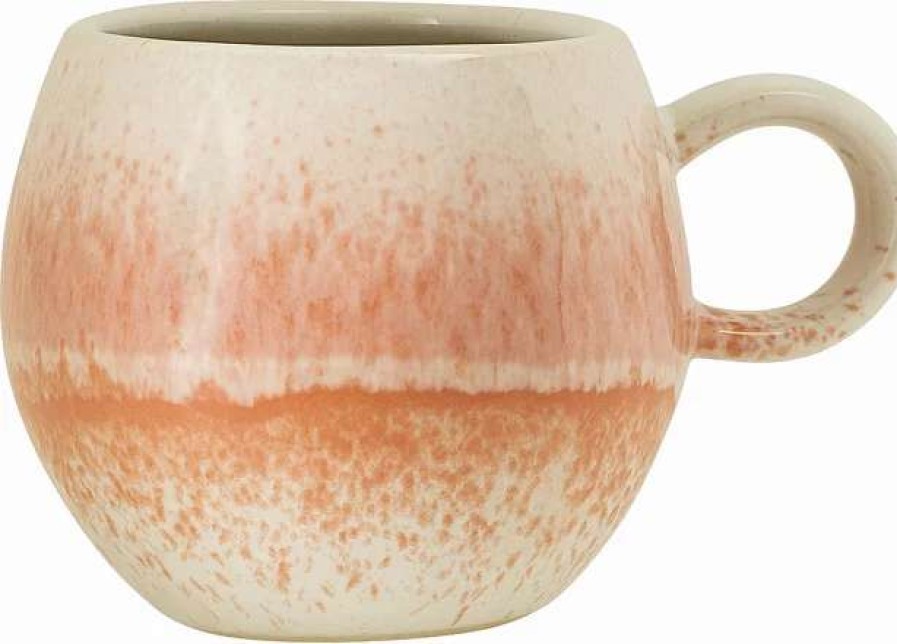 Cups * | Stoneware Cup Orange Paula Bloomingville