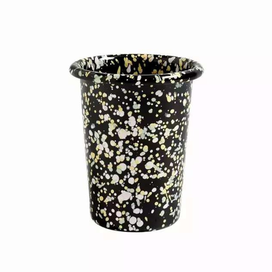 Cups * | Black Speckled Enamel Cup Hay