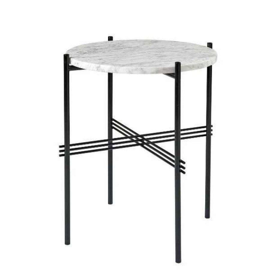 Coffee &Amp; Side Tables * | Minima. Gubi Ts Coffee Table Dia. 40 Black Base