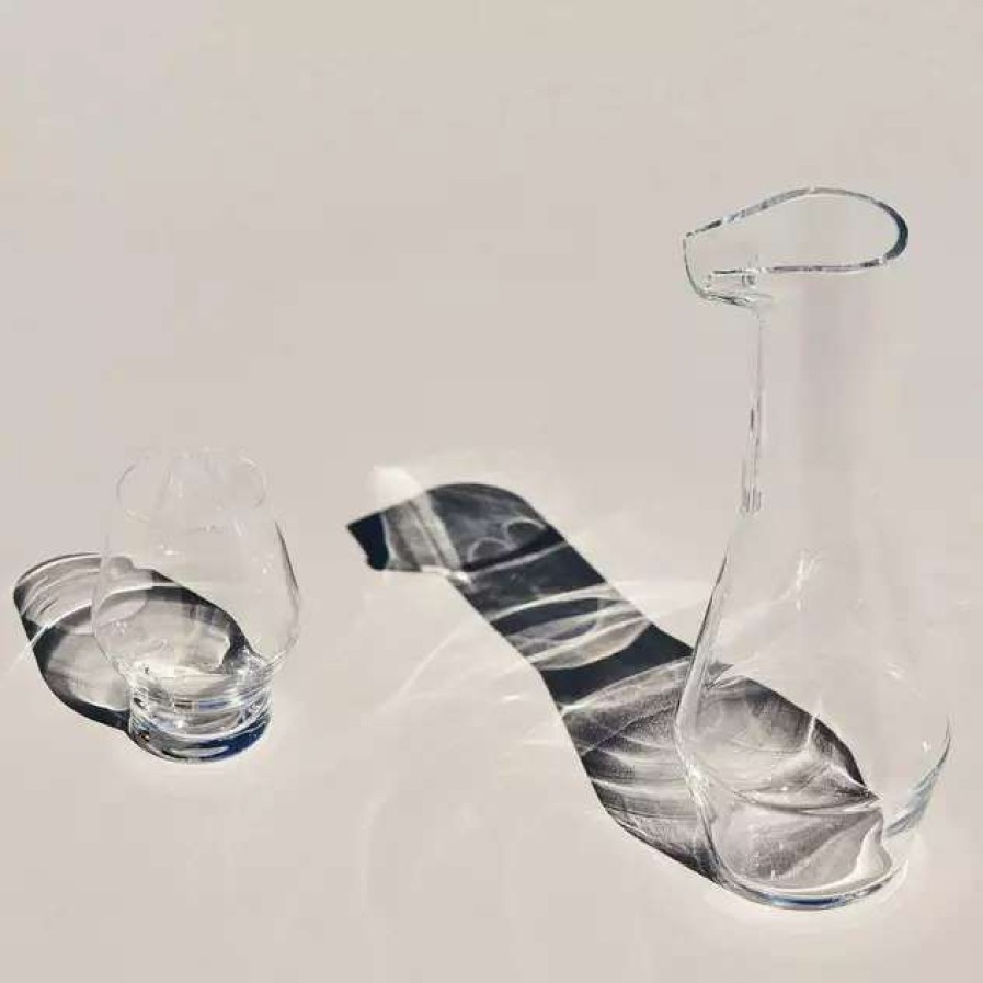 Jugs * | Beak Water Carafe Clear Nude Glass