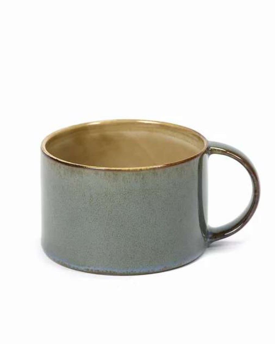 Cups * | Blue Grey Coffee Cup Terres De Reves Serax