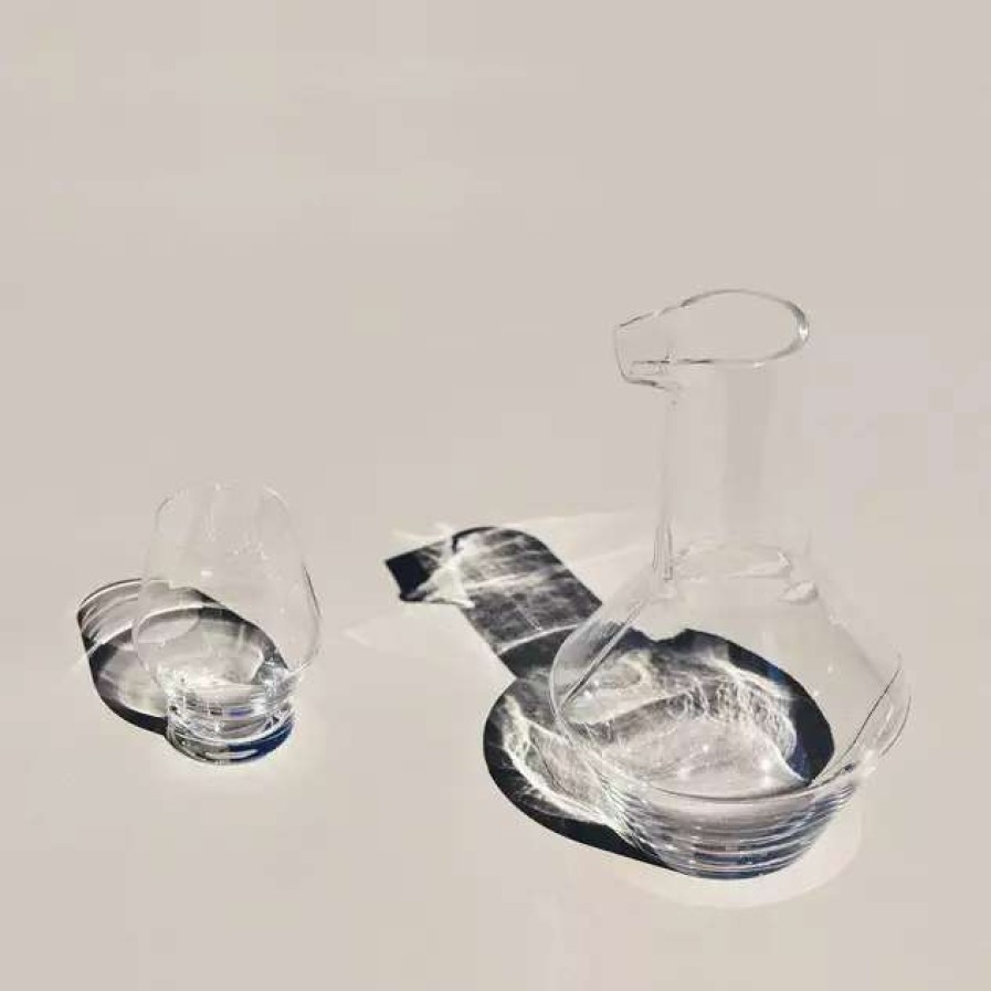 Jugs * | Beak Wine Carafe Clear Nude Glass